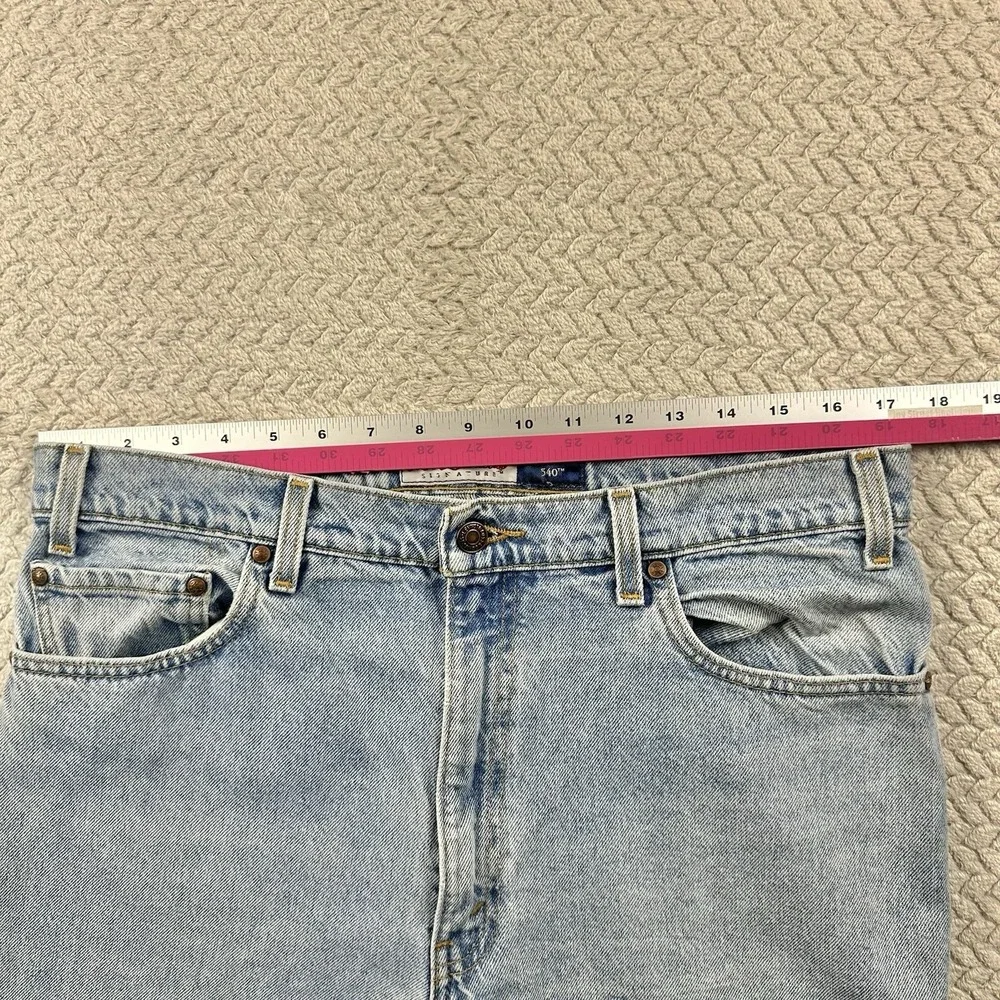 Vintage Levis Orange Tab Mens 36x31 Jeans 540 Light Wash Relaxed Fit 90's Grunge